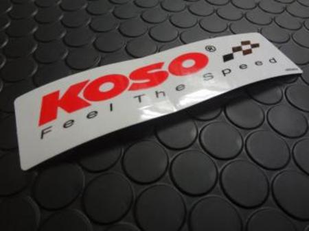 KOSO ステッカー 【クリアー】25mm×120mm