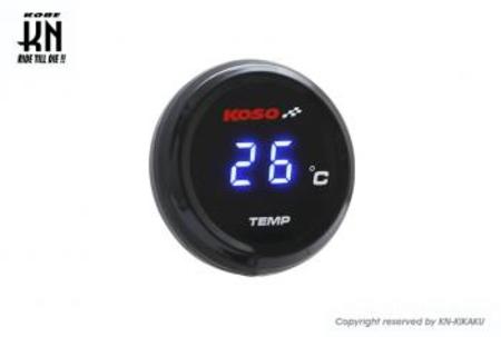 KOSO  i-Gearメーター温度計【ブルー表示】
