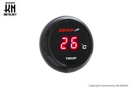 KOSO  i-Gearメーター温度計【レッド表示】