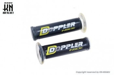 Doppler ハンドルグリップ【非貫通タイプ】 【120mm】クリアー/イエロー