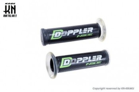 Doppler ハンドルグリップ【非貫通タイプ】 【120mm】クリアー/グリーン