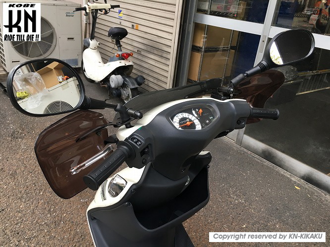 アドレスV125G【K5～K9】 ショートバイザー ナックルバイザー | KN企画 | スクーター・オートバイ・バイク 改造パーツ  輸入パーツの通信販売
