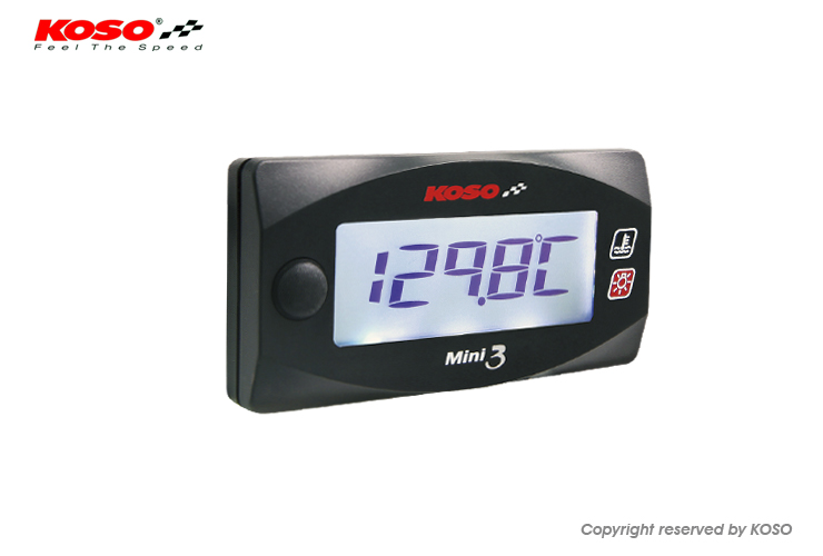 KOSO Mini3デジタル【ヘッド温度計】グロム MSX125 用