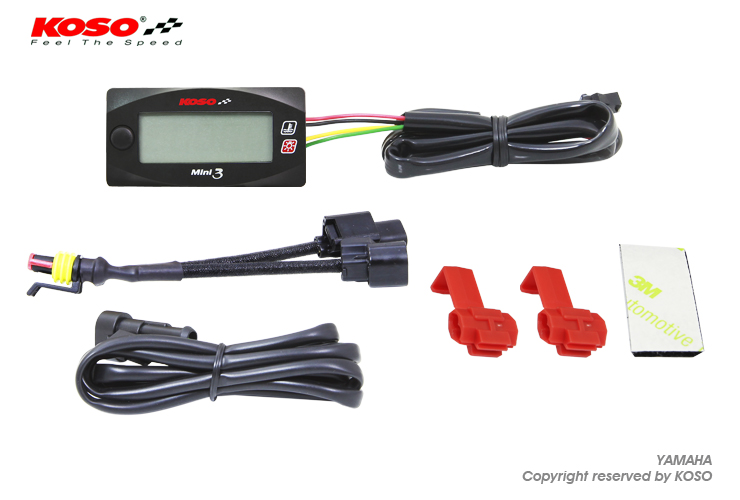 KOSO Mini3デジタル【ヘッド温度計】 シグナスX・BWS125/X/R | KN企画 | スクーター・オートバイ・バイク 改造パーツ  輸入パーツの通信販売