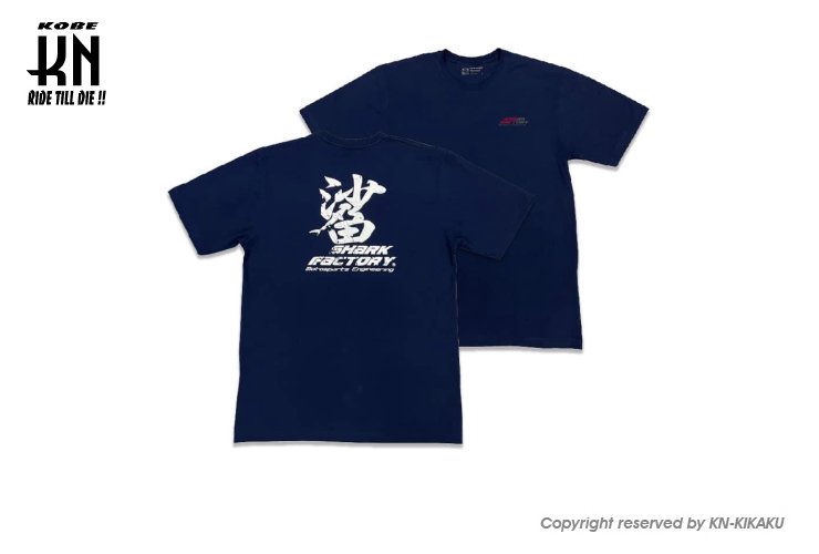 SHARKFACTOR Tシャツ【2021】Lサイズ【Navy blue】