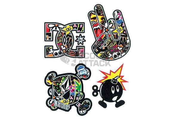 STAGE6【ステッカー4セット】Sticker Set Sticker Bomb【90mm×120mmシート】